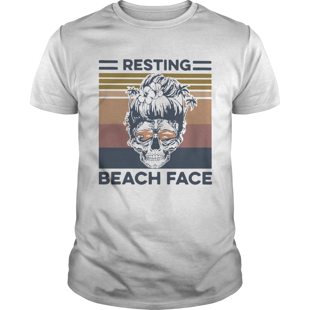 Ocean Resting Beach Face Vintage shirt