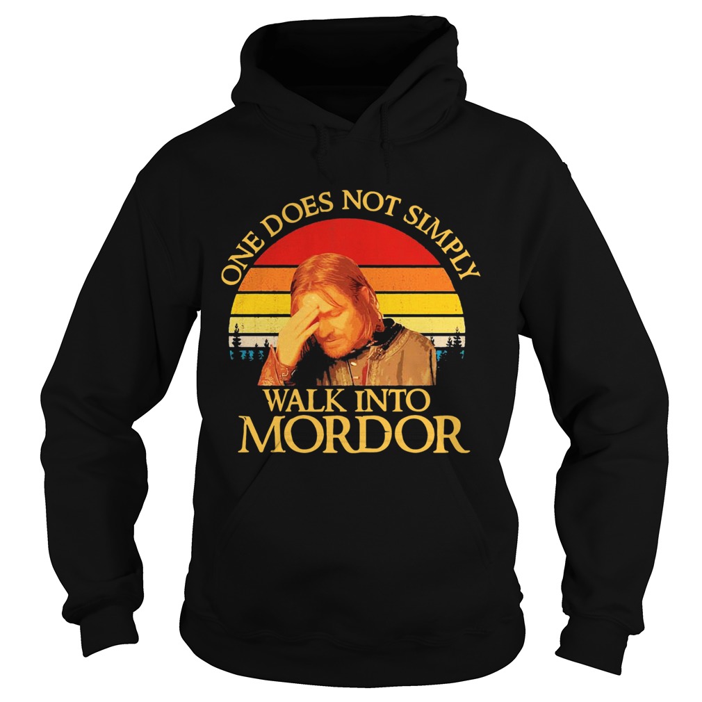 One Does Not Simply Walk Into Mordor Vintage  Hoodie