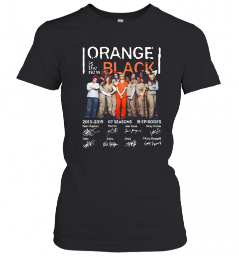 Orange Is The New Black 2013 2019 Thank You For The Memories Anniversary Cast Signatures T-Shirt Classic Women's T-shirt