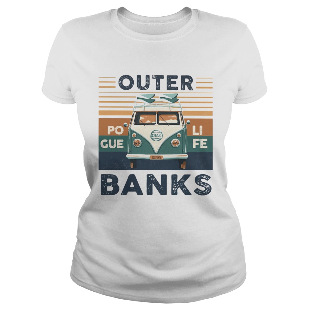 Outer banks poli gue fe vintage retro  Classic Ladies