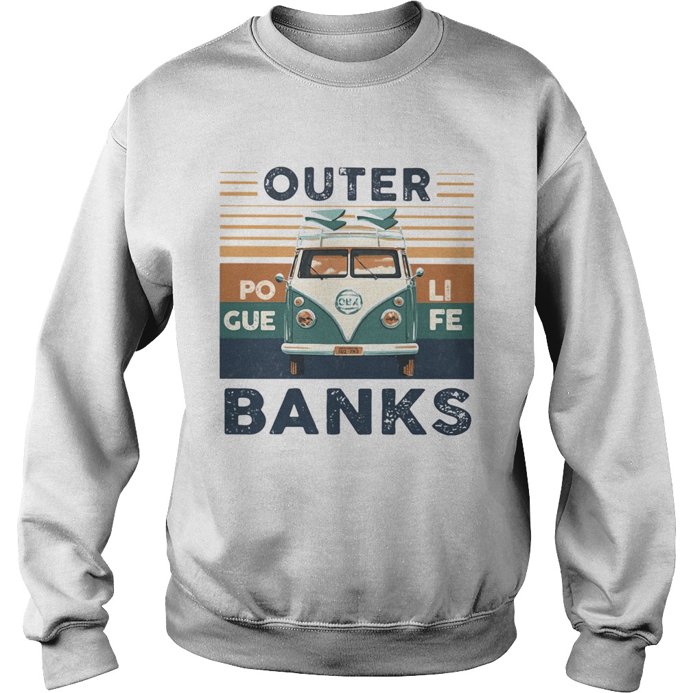 Outer banks poli gue fe vintage retro  Sweatshirt