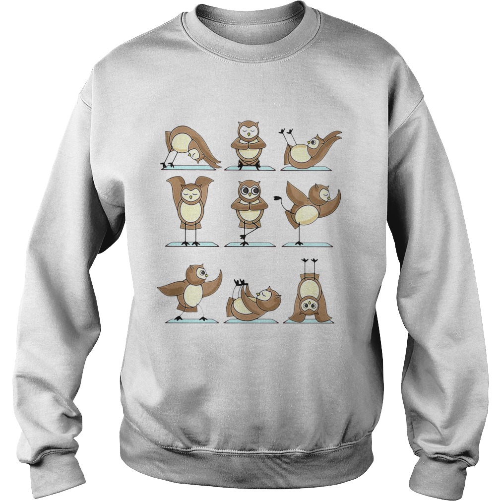 Owl Yoga  Sweatshirt