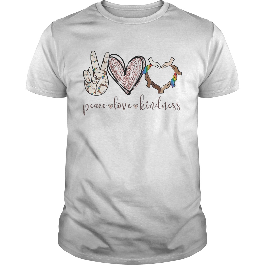 Peace Love Kindness Hands Black Lives Matter LGBT shirt