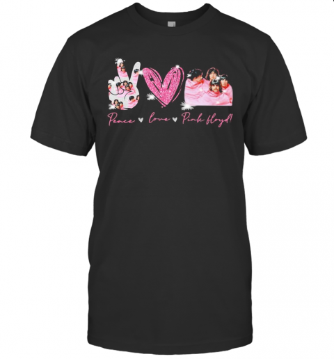 Peace Love Pink Floyd Diamond T-Shirt