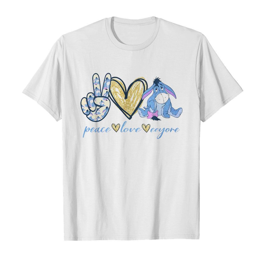 Peace love eeyore heart  Classic Men's T-shirt