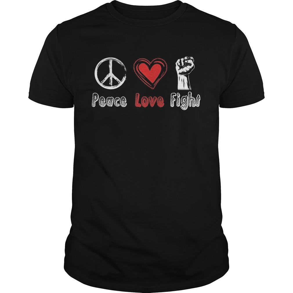 Peace love fight juneteenth shirt