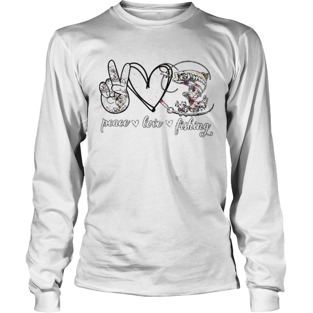 Peace love fishing classic  Long Sleeve