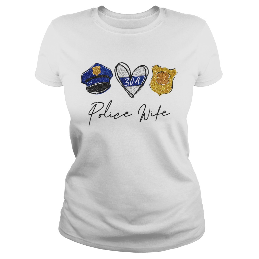 Peace love police wife  Classic Ladies