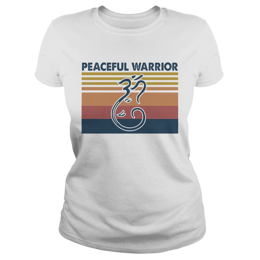 Peaceful warrior vintage  Classic Ladies