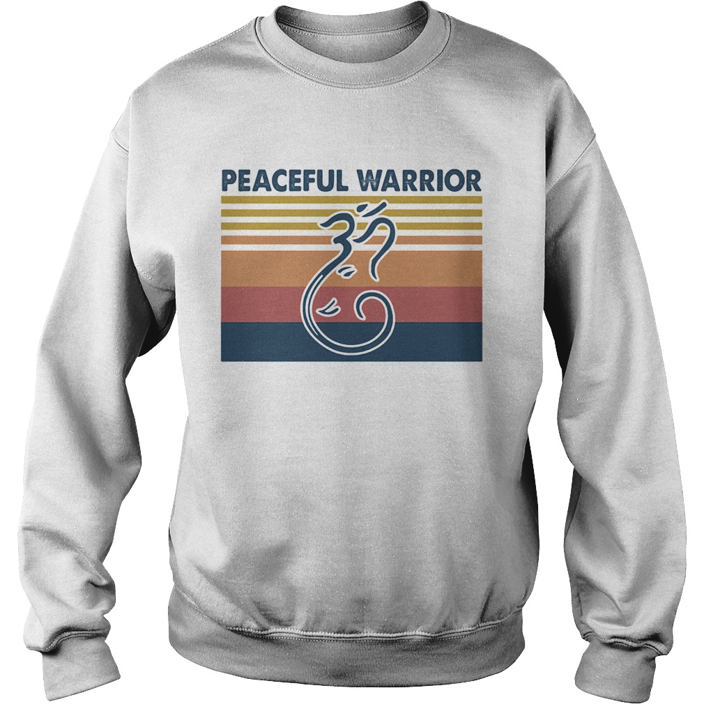 Peaceful warrior vintage  Sweatshirt