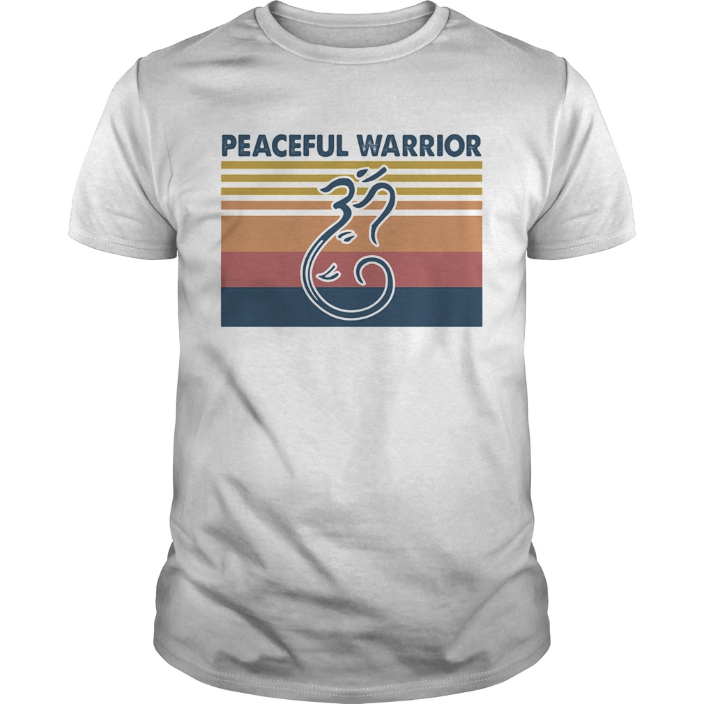 Peaceful warrior vintage  Unisex