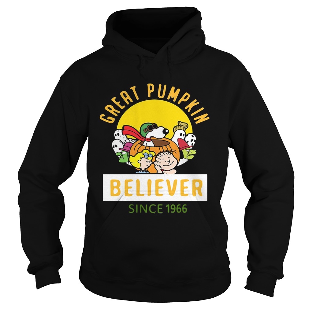 Peanuts great pumpkin believer since 1966  Hoodie