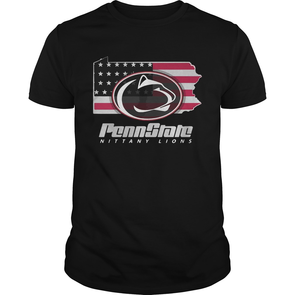 Penn State Nittany Lions American Flag  Unisex