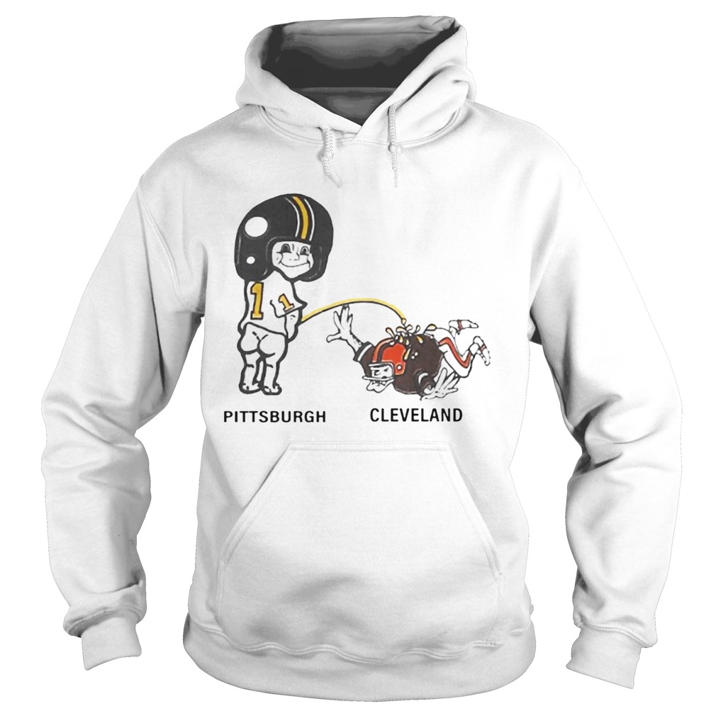 Piss On Pittsburgh Steelers Pee Cleveland Browns  Hoodie