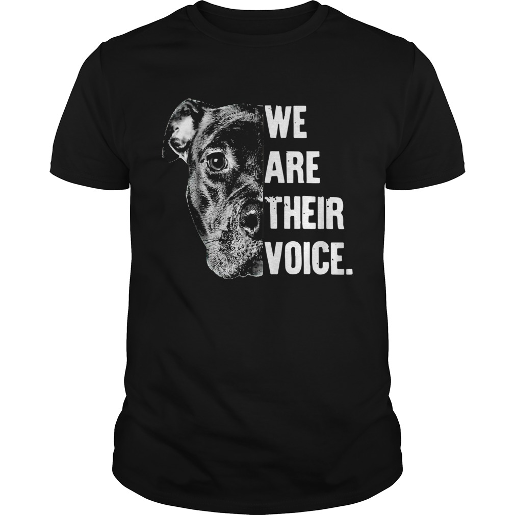 Pit Bull We Are Their Voice  Unisex