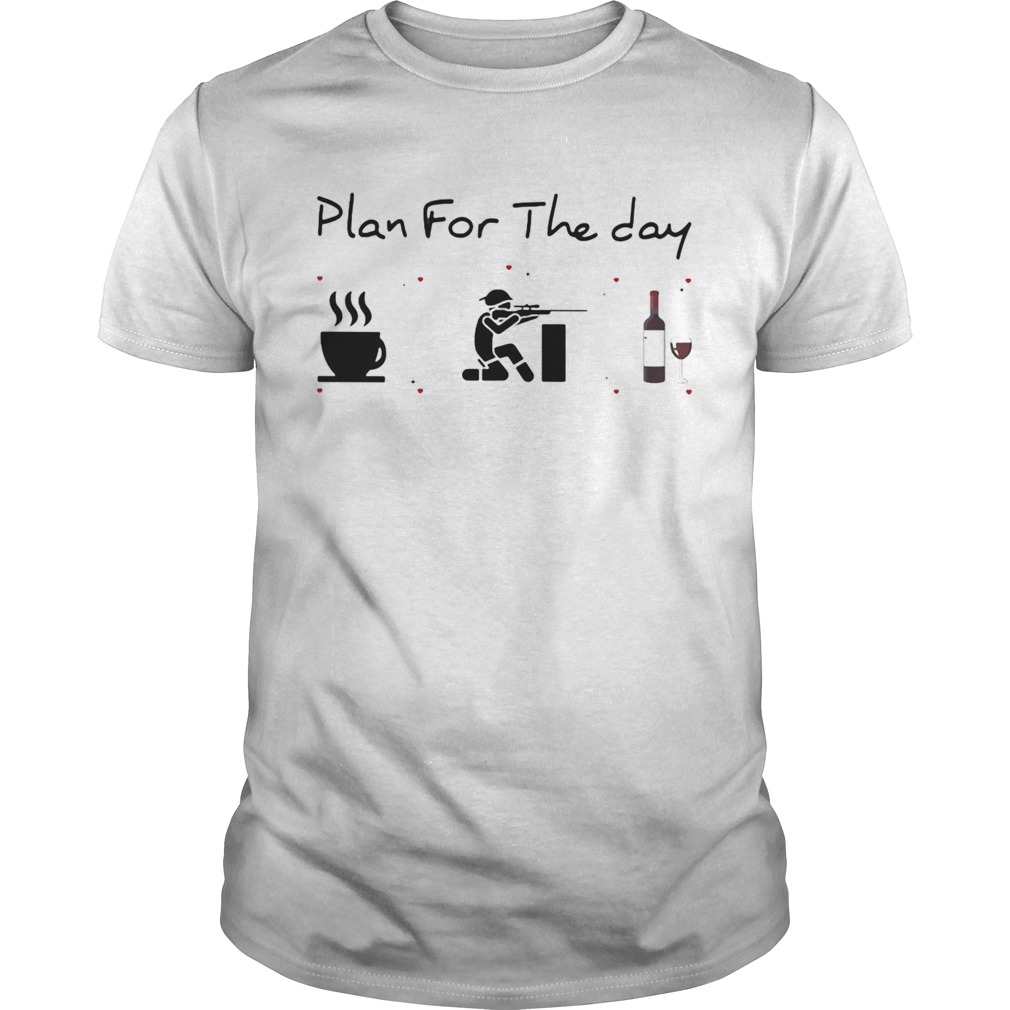 Plan for the day coffee hunting and wine shirt