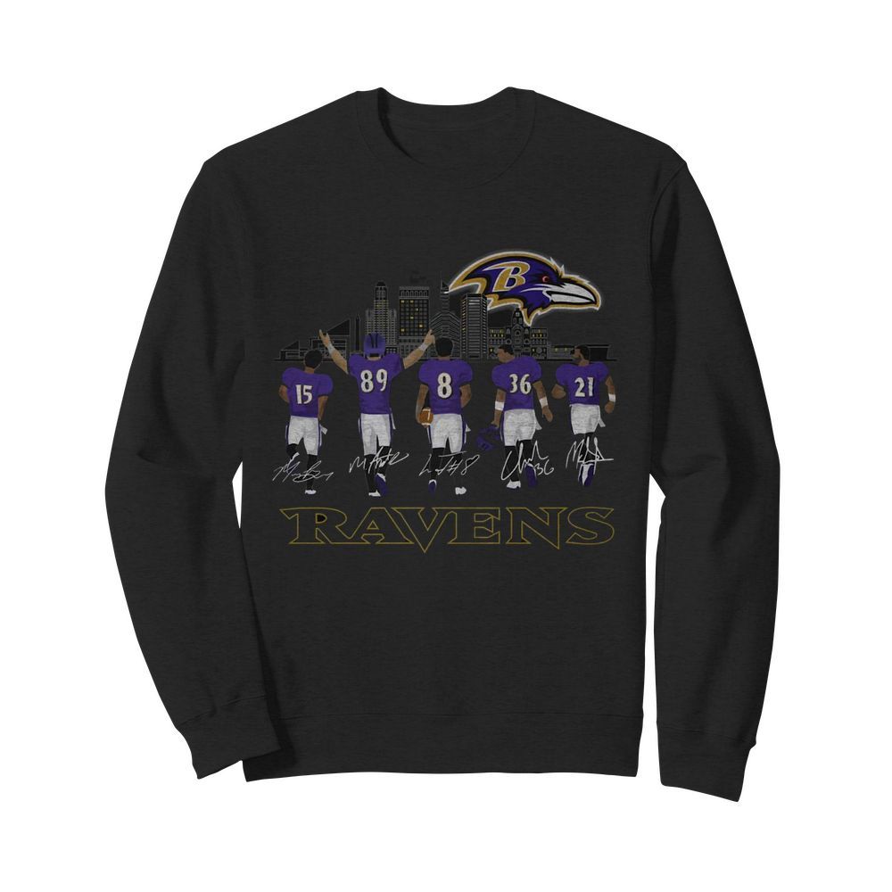 Player Name Baltimore Ravens Legends signatures  Unisex Sweatshirt