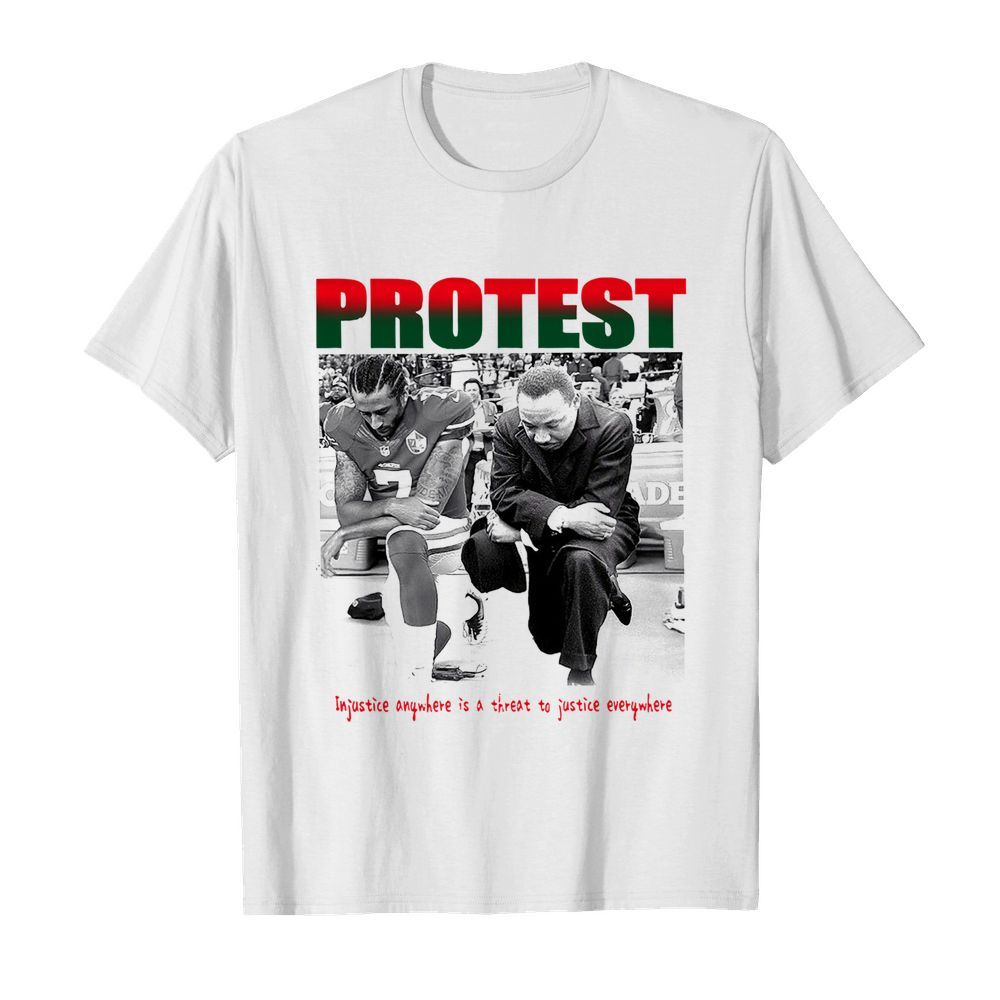 Protest Injustice Anywhere Is A Threat To Justice Everywhere  Classic Men's T-shirt