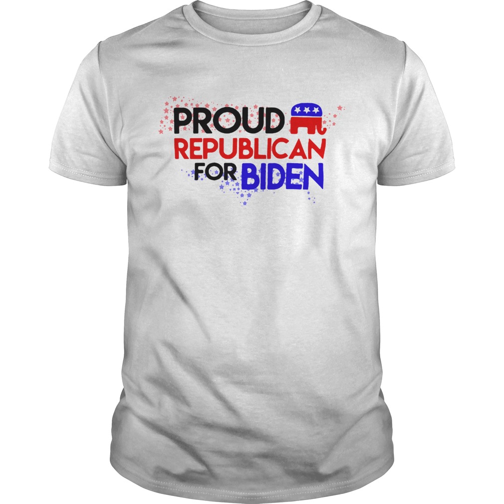 Proud Republican For Biden shirt