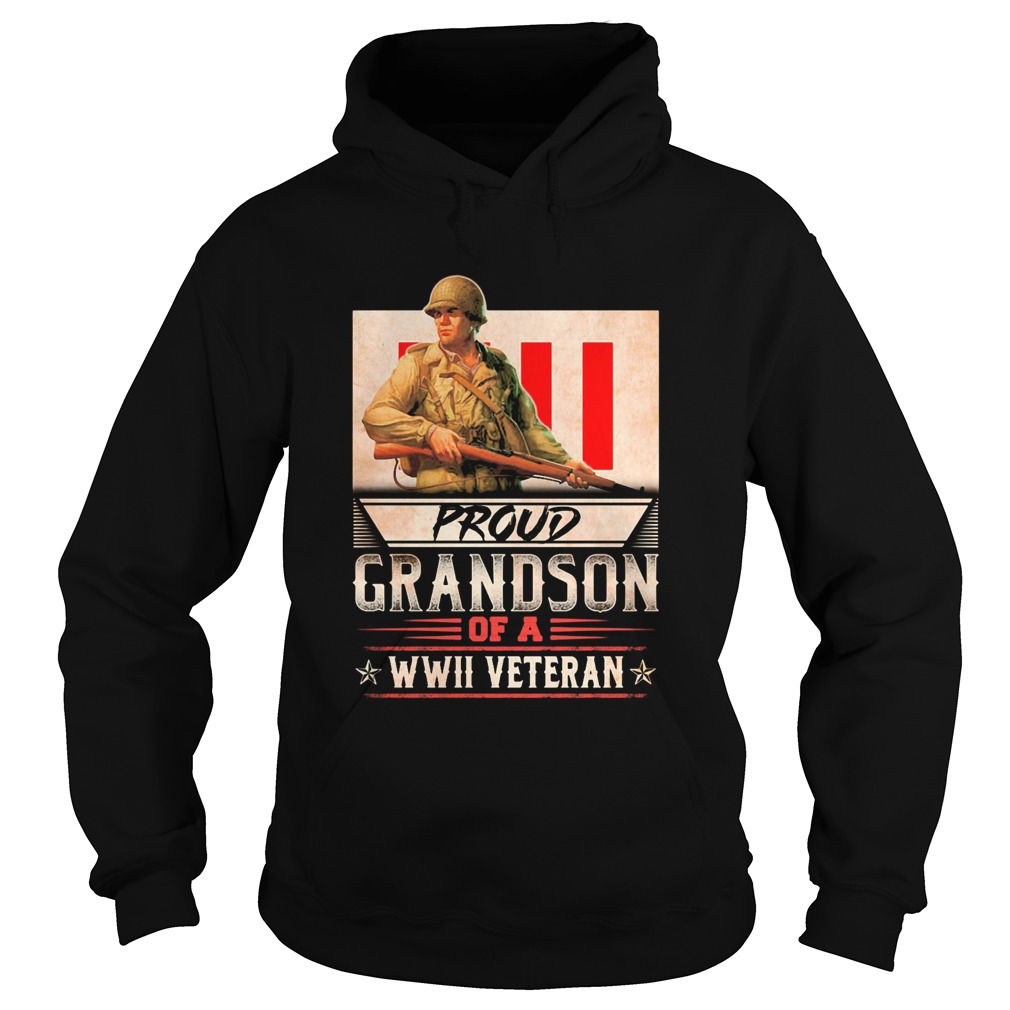 Proud grandson of a wwii veteran  Hoodie