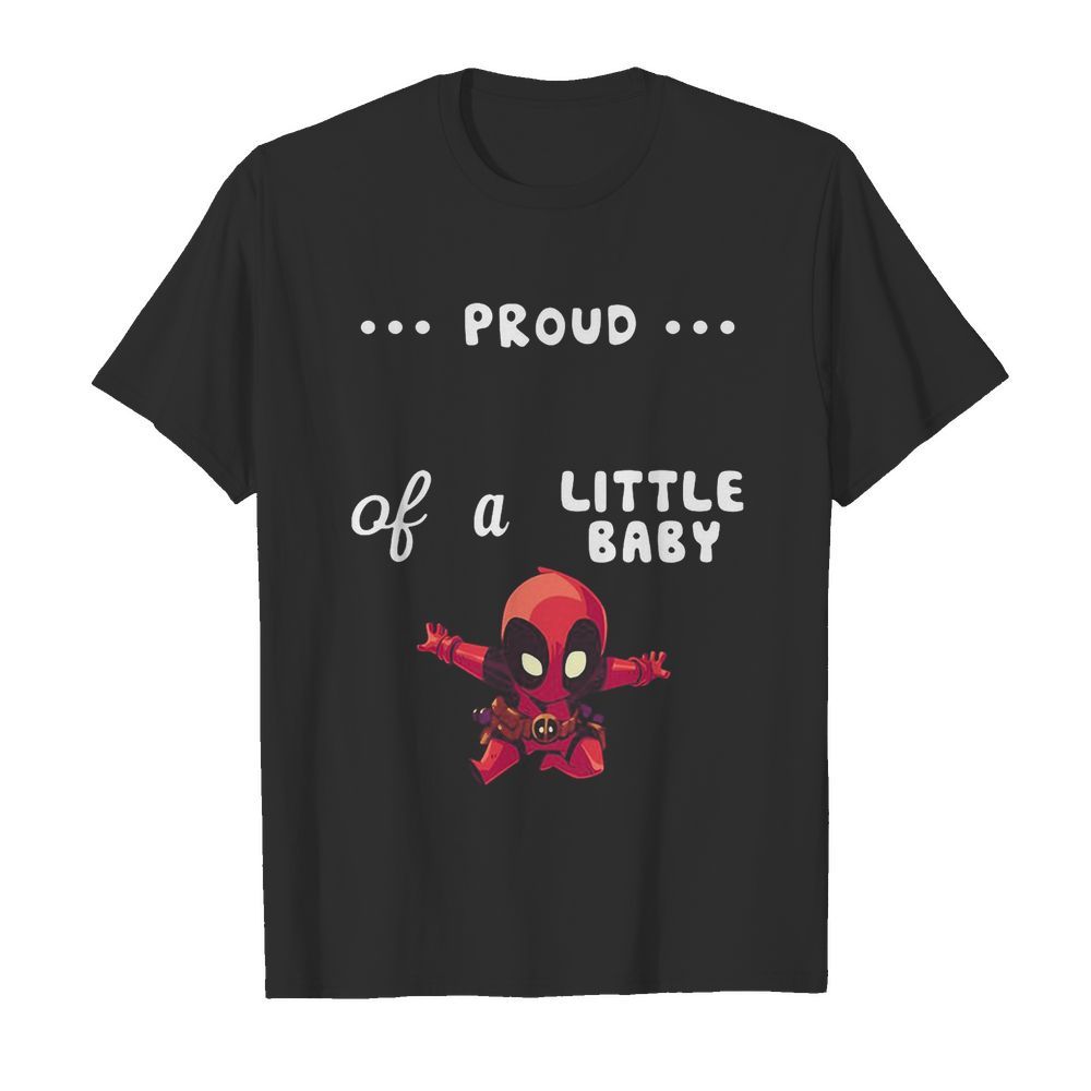 Proud of a little baby spider man shirt