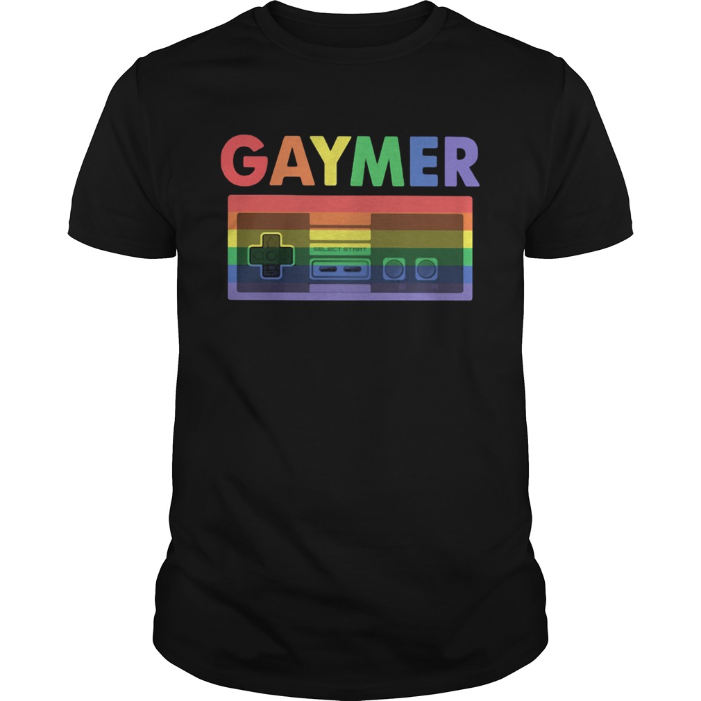 Rainbow Cassette Gaymer Pride LGBT shirt