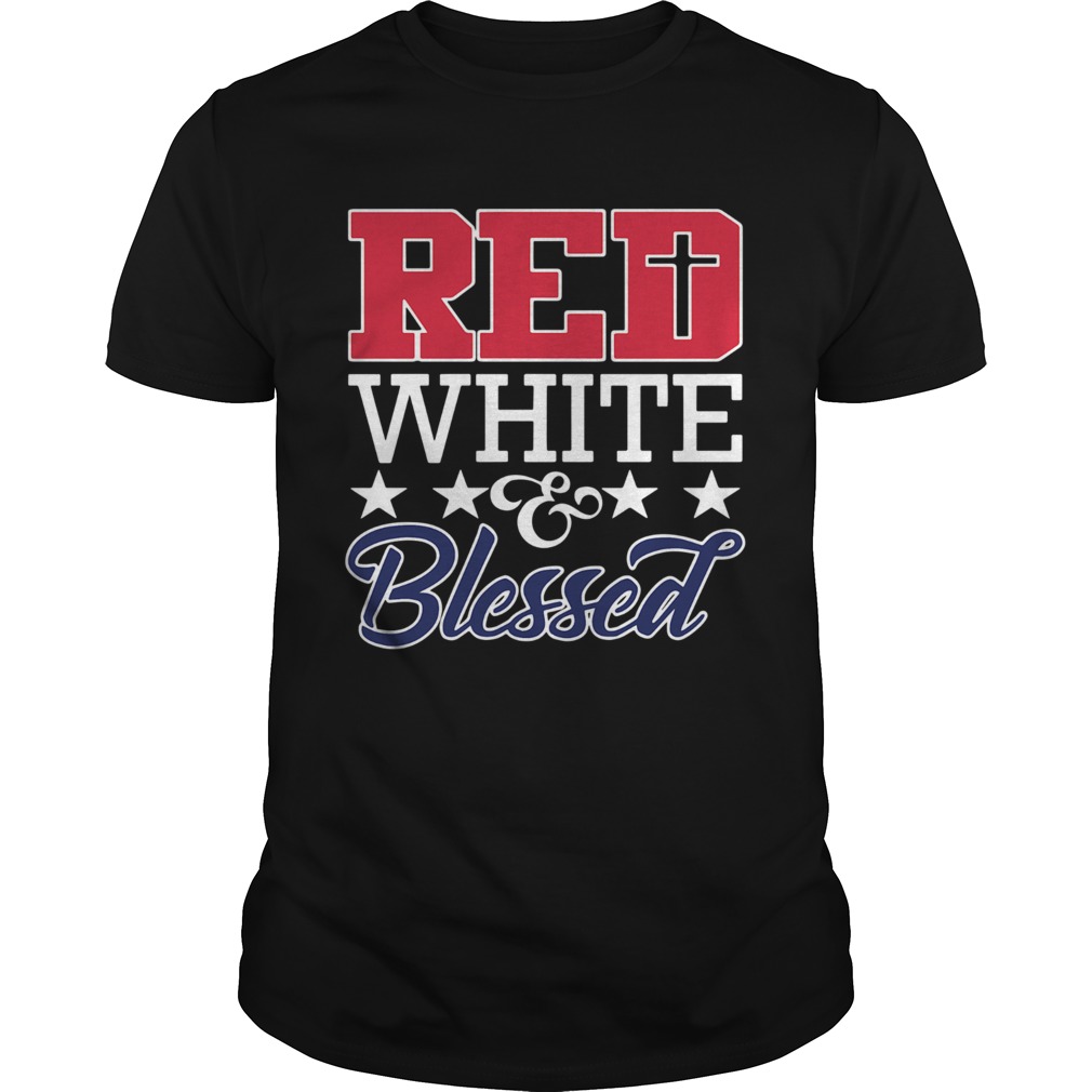 Red White And Blessed shirt