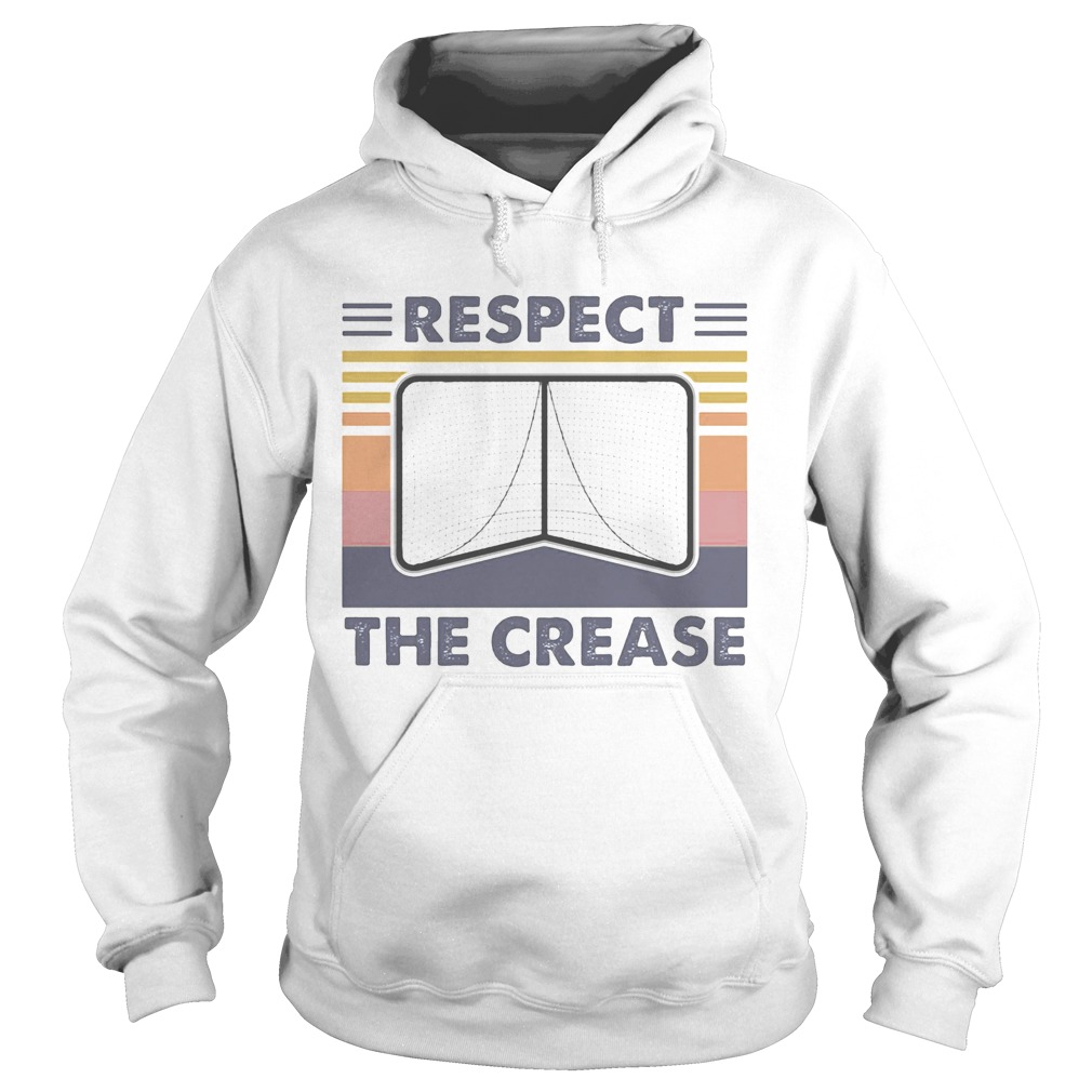 Respect the crease vintage retro  Hoodie