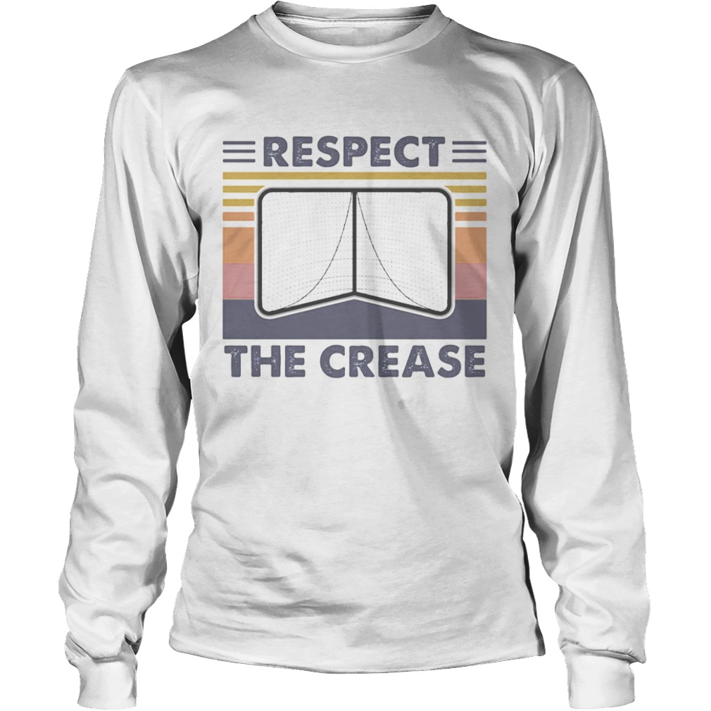 Respect the crease vintage retro  Long Sleeve