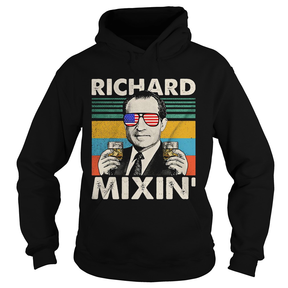 Richard mixin drinking 4th of july vintage retro  Hoodie