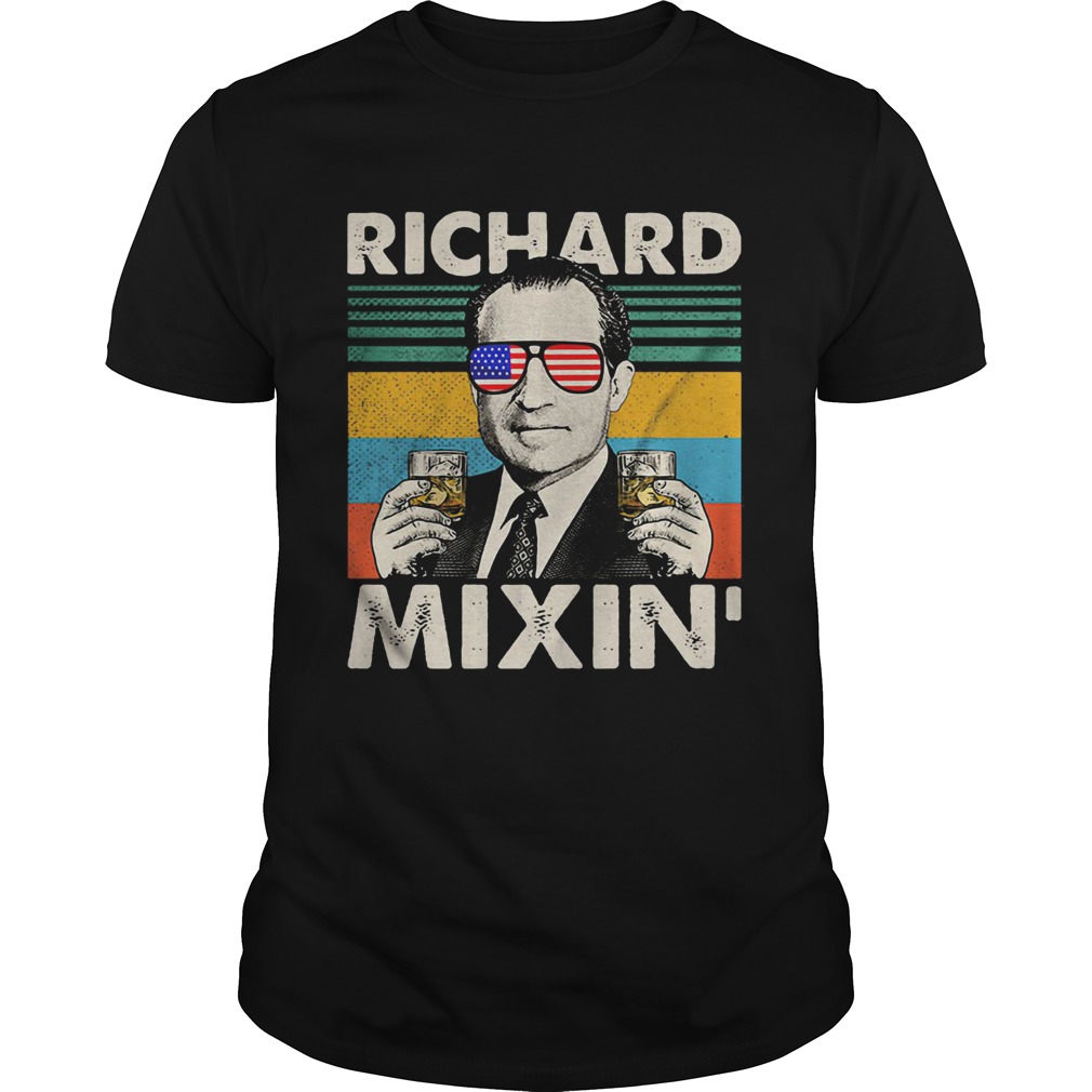 Richard mixin drinking 4th of july vintage retro  Unisex