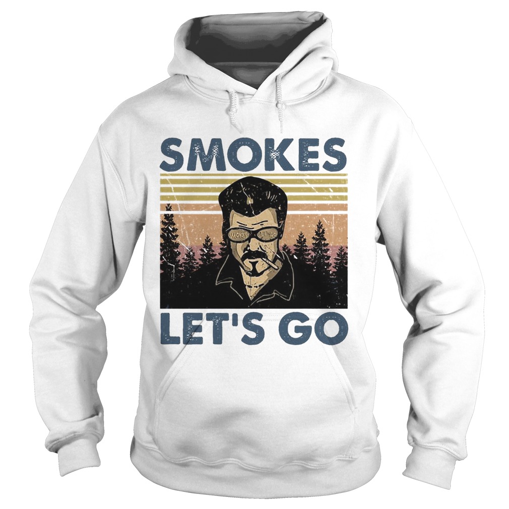 Ricky lafleur smokes lets go vintage retro  Hoodie