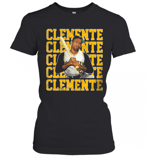 Roberto Clemente 21 Pittsburgh Pirates Baseball Team Player T-Shirt Classic Women's T-shirt