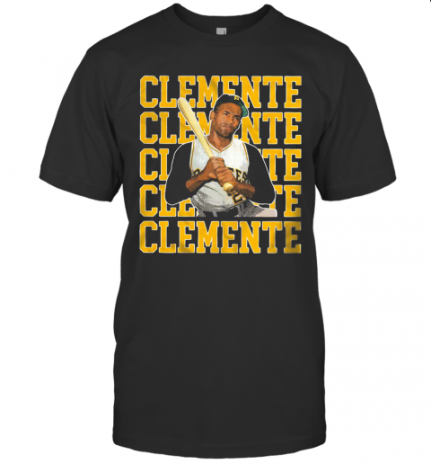 Roberto Clemente 21 Pittsburgh Pirates Baseball Team Player T-Shirt Classic Men's T-shirt