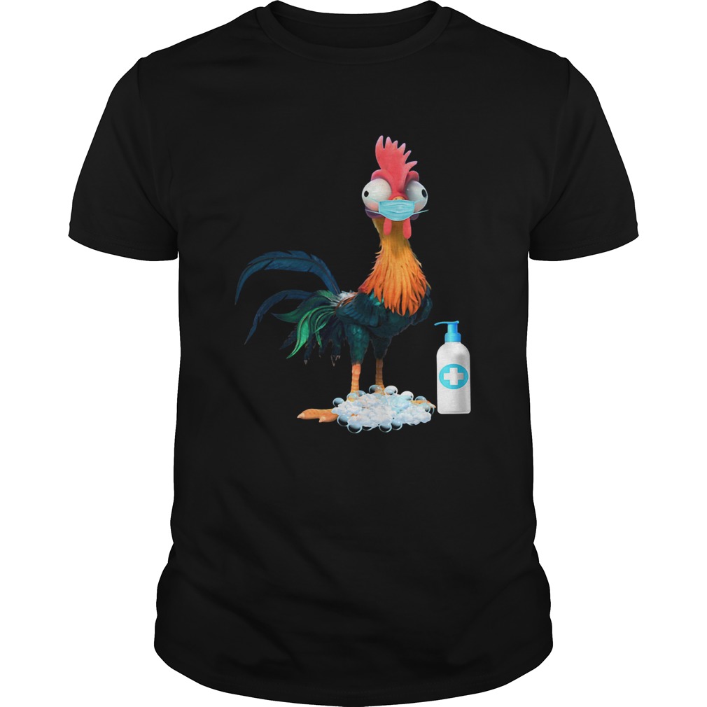 Rooster Hand Wash Soap Face Mask shirt