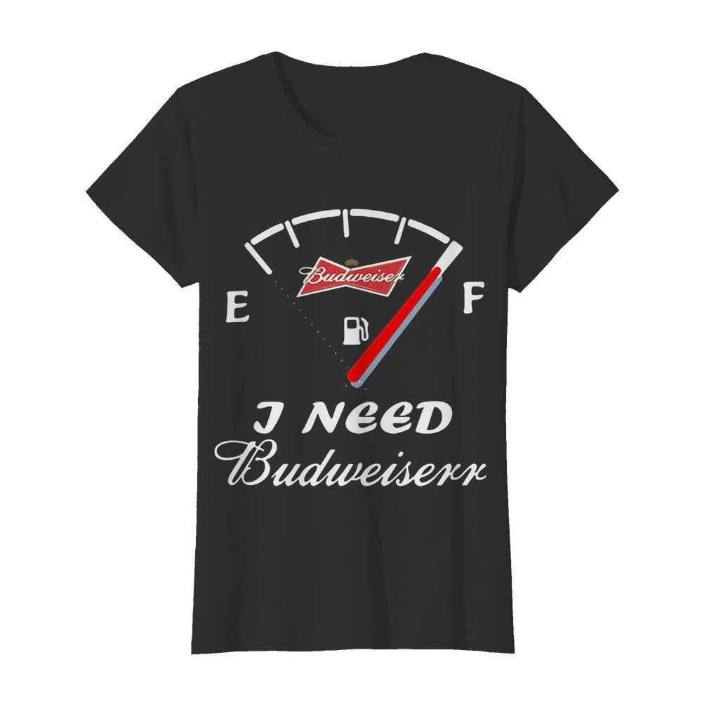 Run out of patience i need budweiser  Classic Women's T-shirt