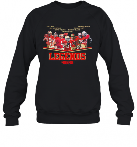 San Francisco 49Ers Football Team Player Legends T-Shirt Unisex Sweatshirt