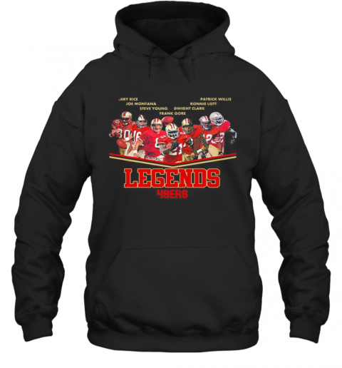 San Francisco 49Ers Football Team Player Legends T-Shirt Unisex Hoodie