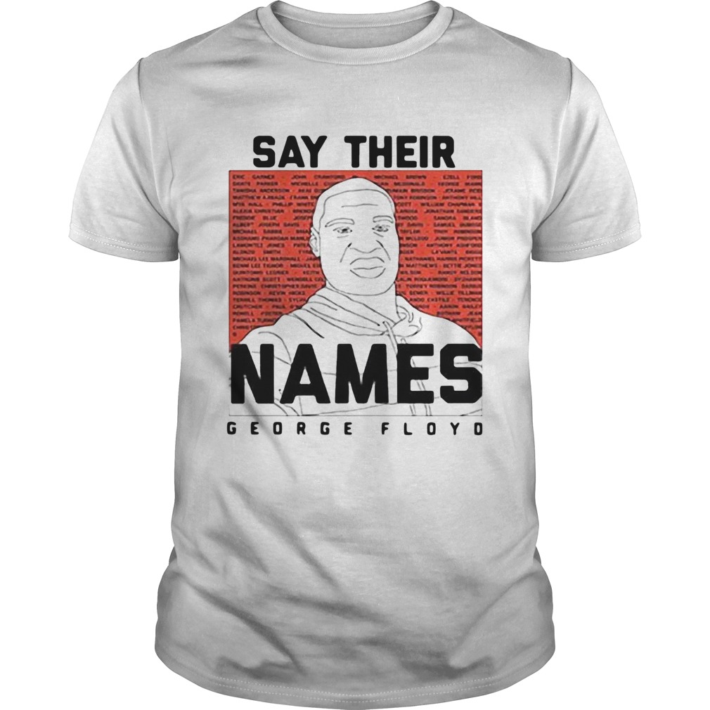 Say Their Names George Floyd shirt