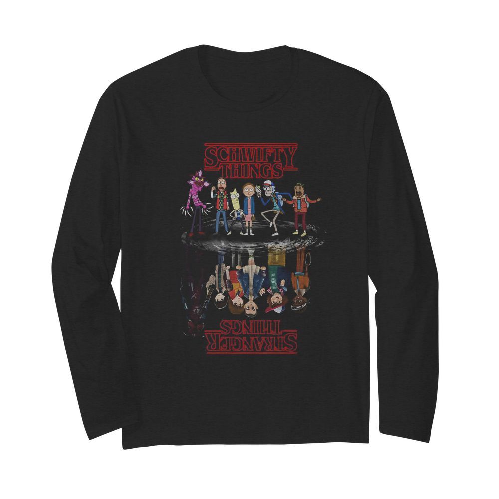 Schwifty things water reflection mirror stranger things 2020  Long Sleeved T-shirt 