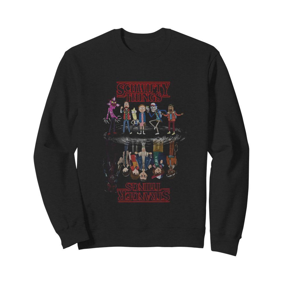 Schwifty things water reflection mirror stranger things 2020  Unisex Sweatshirt