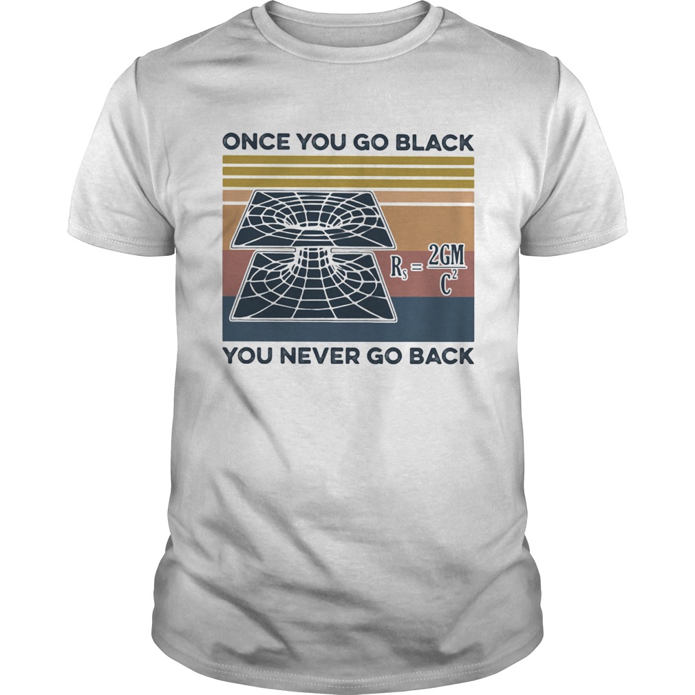 Science once you go black you never go back vintage retro  Unisex