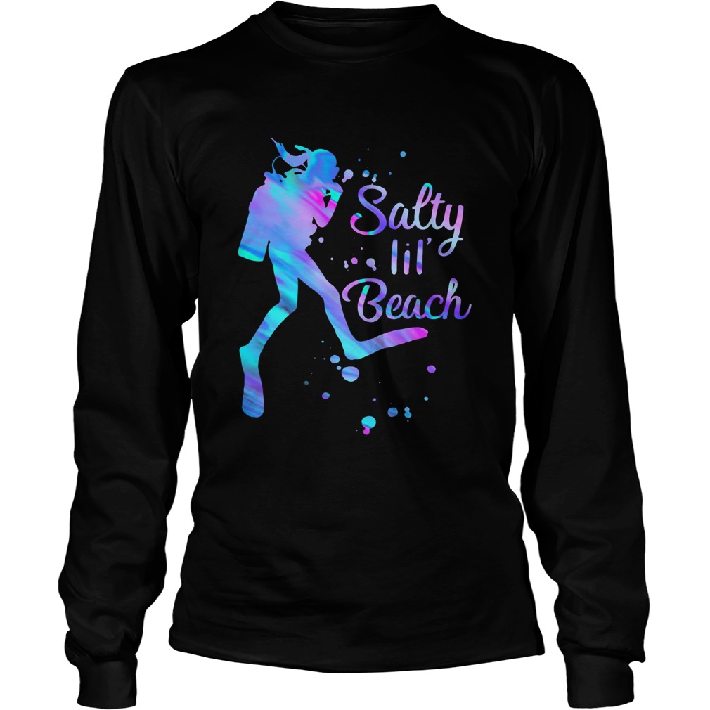 Scuba diving salty lil beach  Long Sleeve