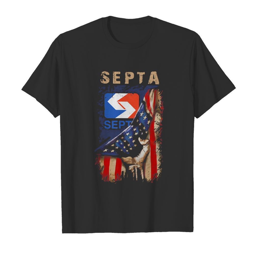 Septa american flag independence day shirt