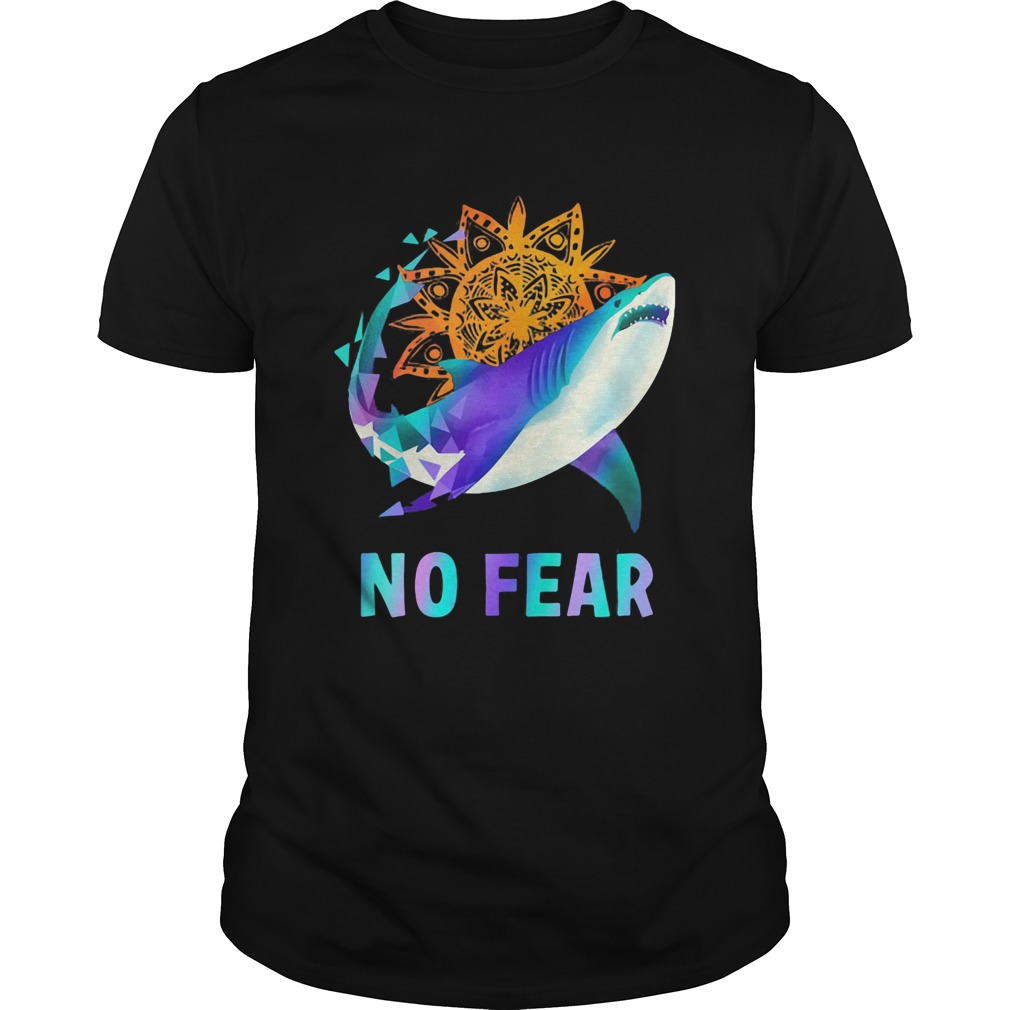 Shark no fear shirt