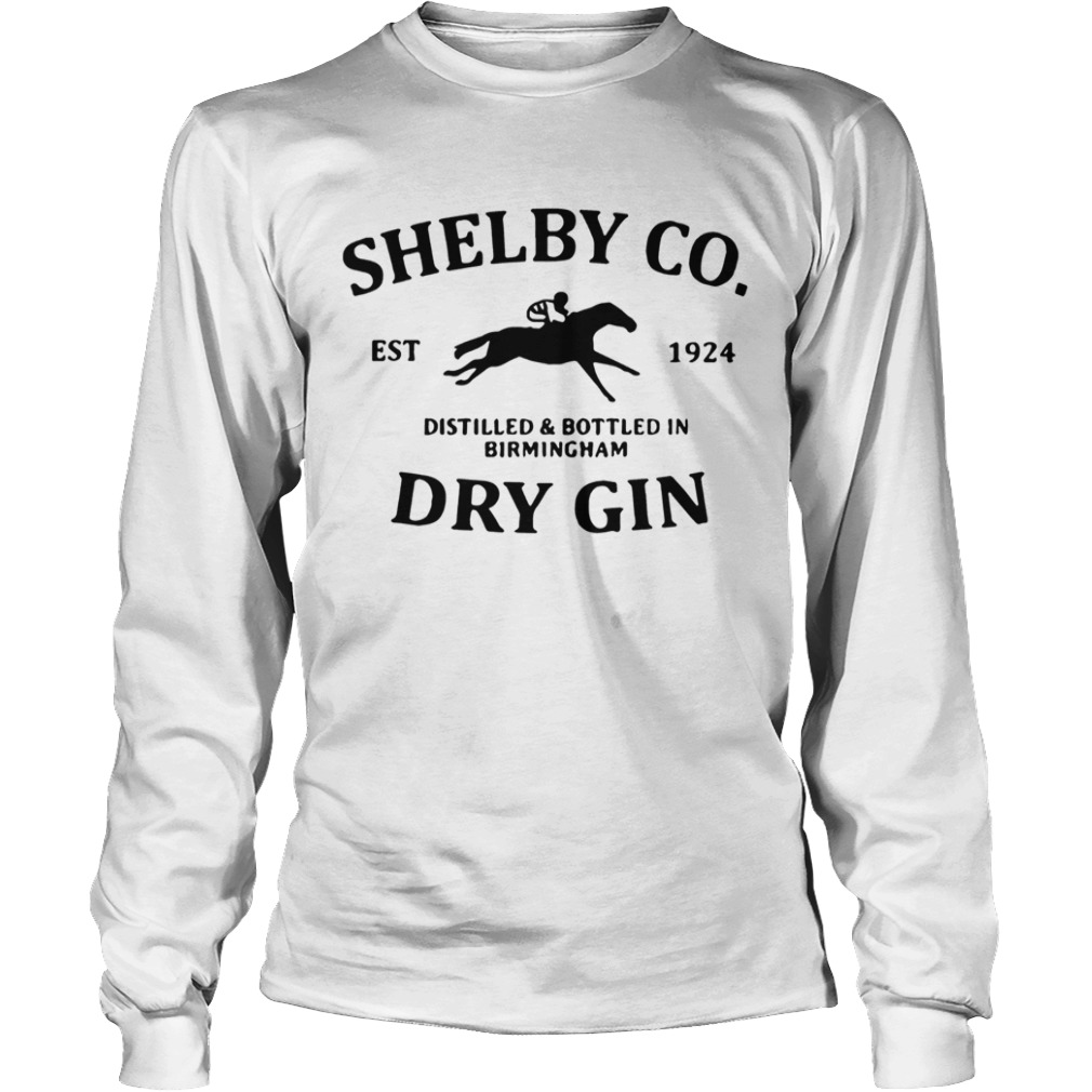 Shelby Co Est 1924 Distilled And Bottled In Birmingham Dry Gin  Long Sleeve