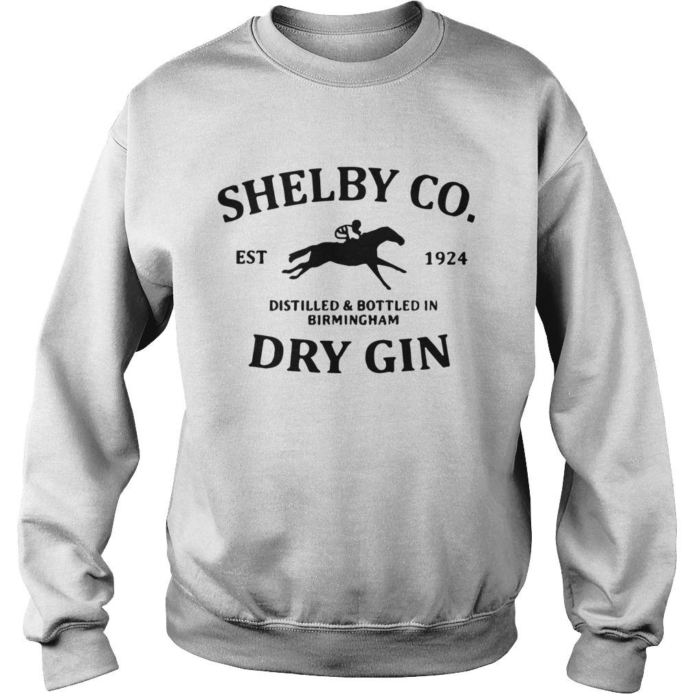 Shelby Co Est 1924 Distilled And Bottled In Birmingham Dry Gin  Sweatshirt