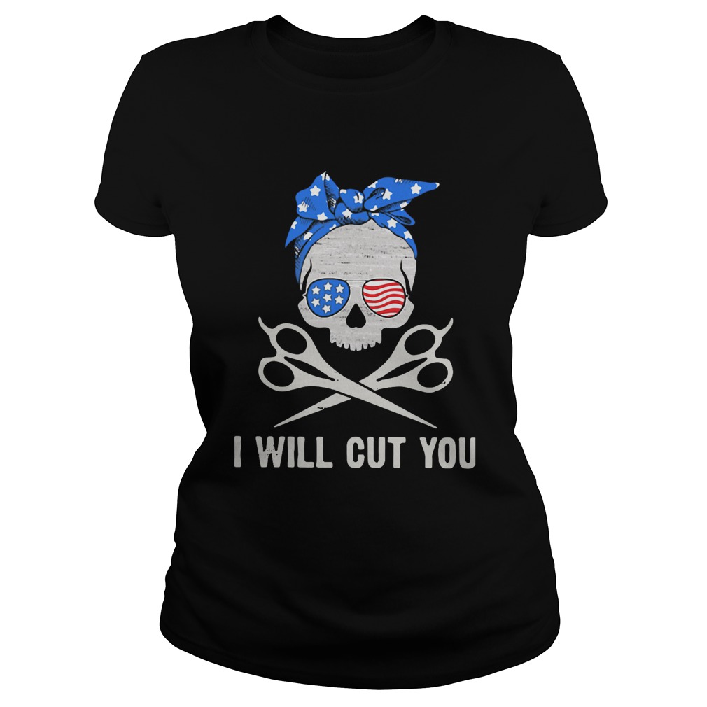 Skull I Will Cut You  Classic Ladies