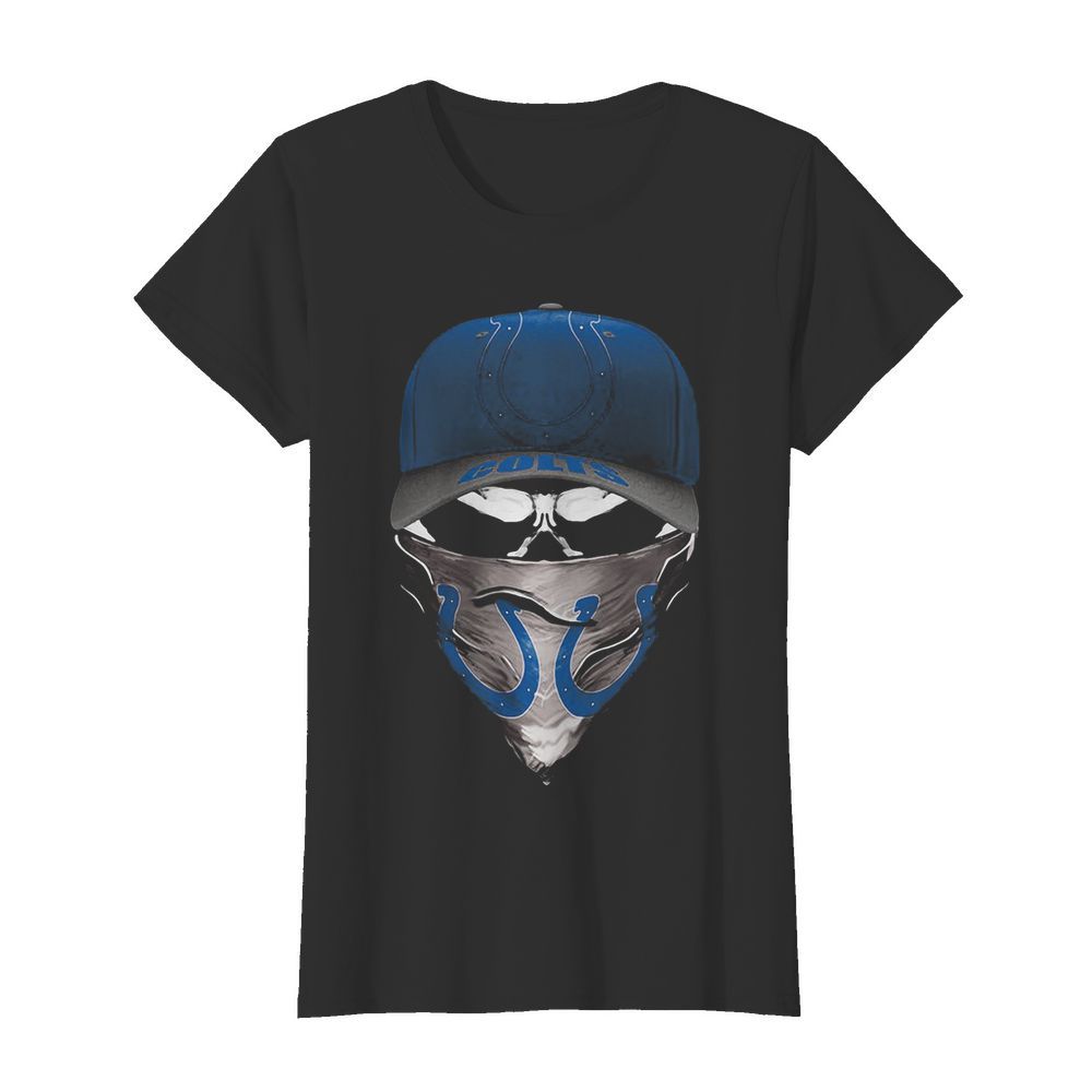 Skull mask indianapolis colts football  Classic Women's T-shirt