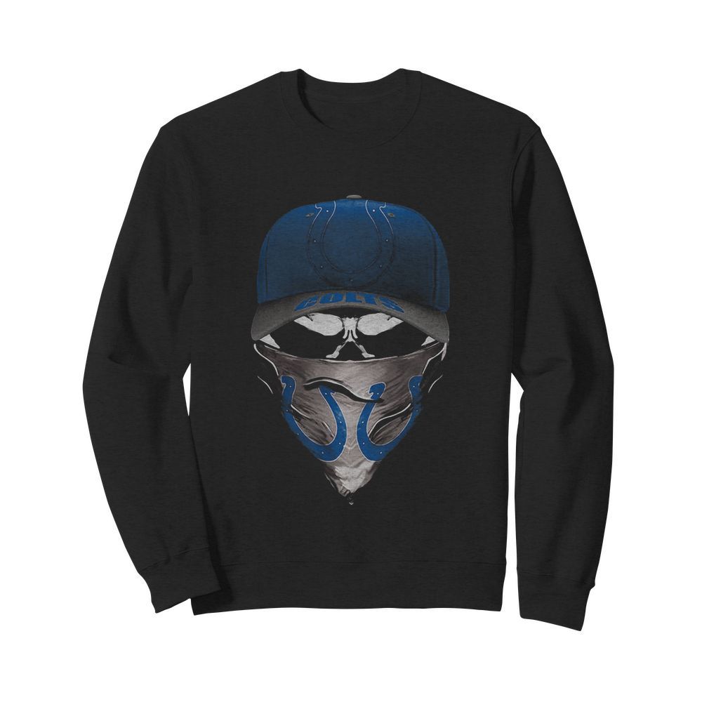 Skull mask indianapolis colts football  Unisex Sweatshirt